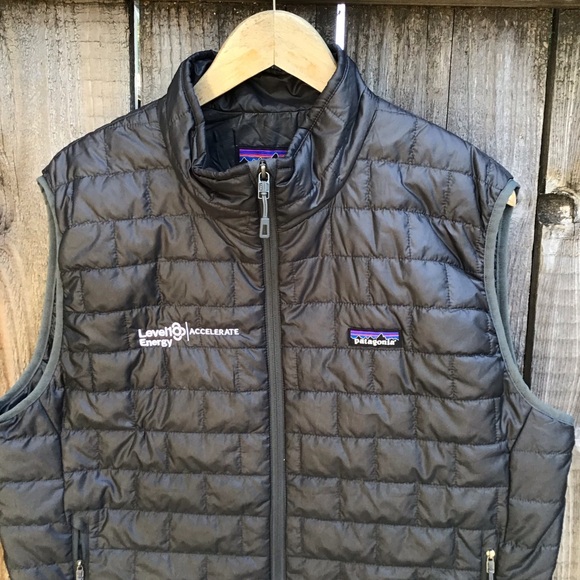Patagonia Dark Gray Quilted Vest - Picture 1 of 6